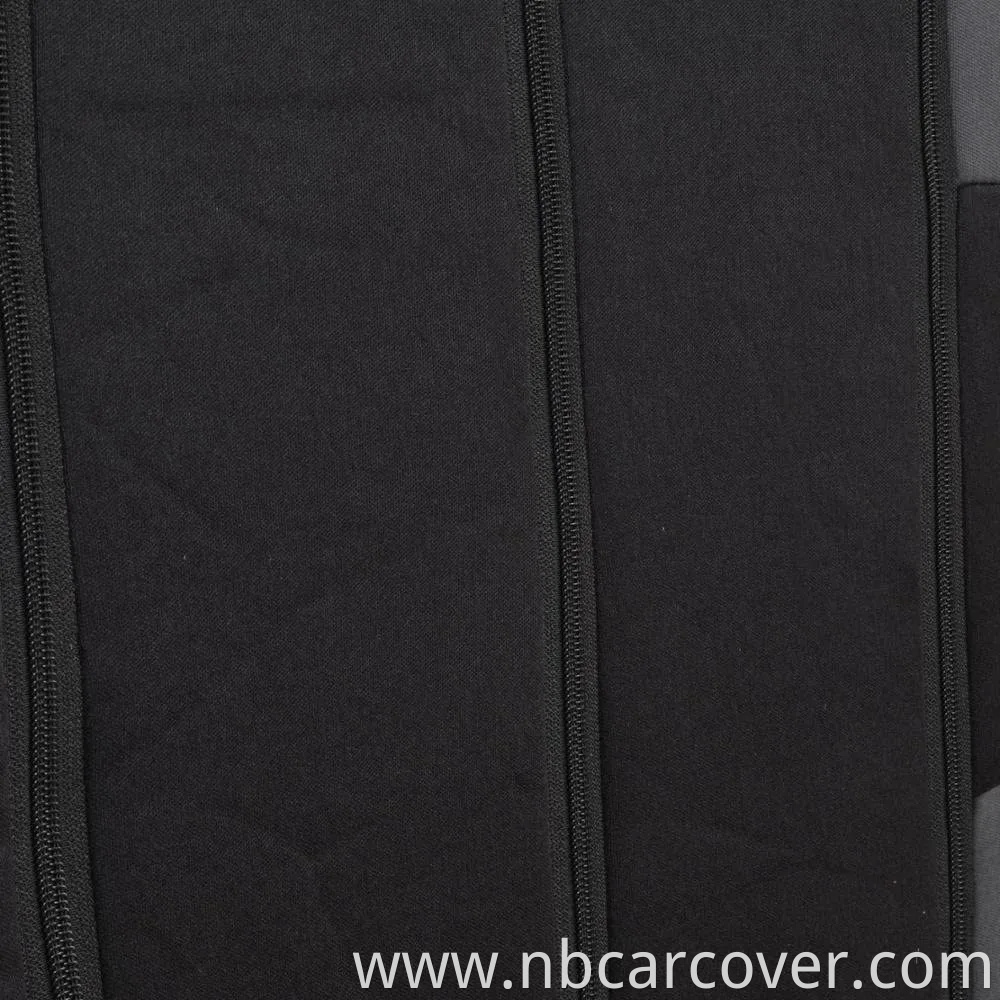 Universal Fit Flat Cloth 9PCS Seat Cover, (Black) (, Fit Most Car, Truck, SUV, or Van)
